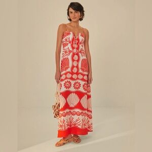 Farm Rio Women's Ainika Shell Maxi Dress
